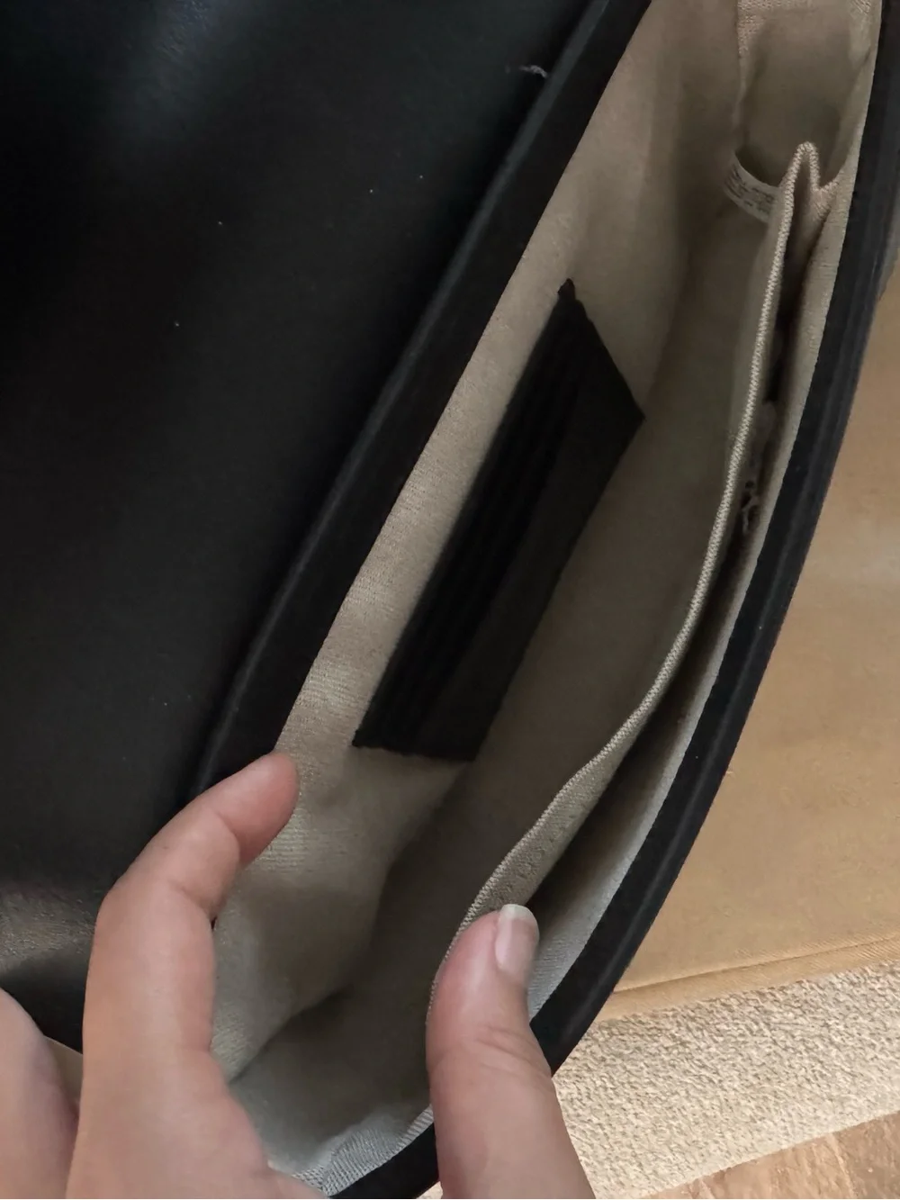 River Road Black Small Flap Leather Crossbody Bag